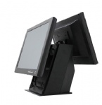 Dual 15 inch all in one touch POS terminal